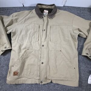 Sore Barn Jacket Men's Sz XXL Corduroy Collar Fleece Lined Canvas Chore